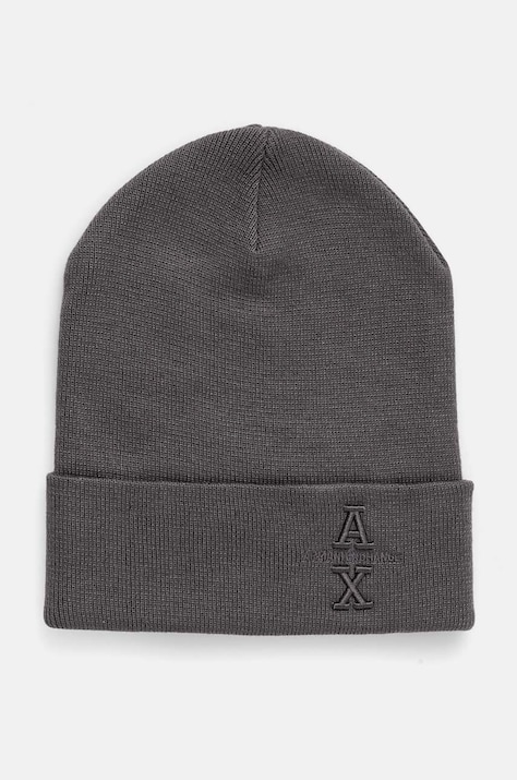 Шапка Armani Exchange колір сірий 954660 4F300