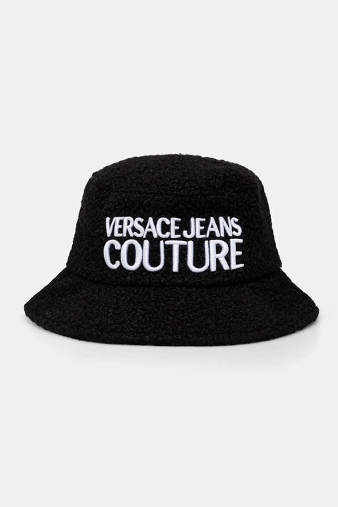 Versace Jeans Couture palarie din amestec de lana culoarea negru, 77GAZK07 ZSB12