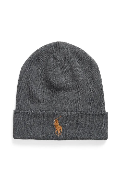 Polo Ralph Lauren czapka bawełniana kolor brązowy bawełniana 710886138