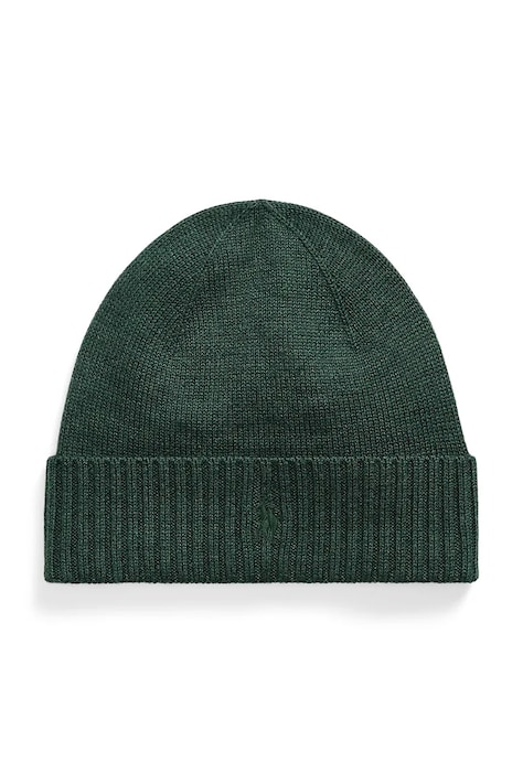 Polo Ralph Lauren Cappello invernale in lana da uomo verde 710886137