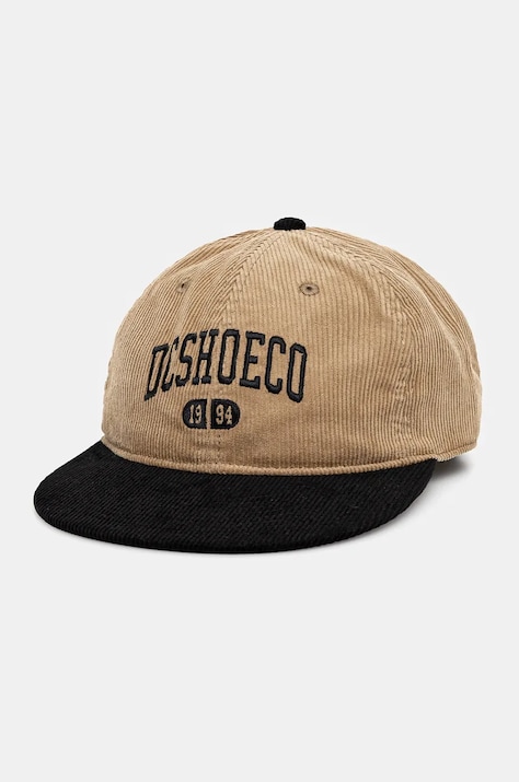 Кепка DC Gymnasium Snapback колір коричневий з аплікацією ADYHA04220