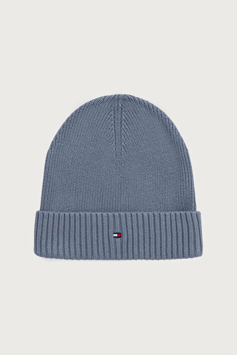 Tommy Hilfiger Cappello beanie da uomo con misto cashmere blu AM0AM12796
