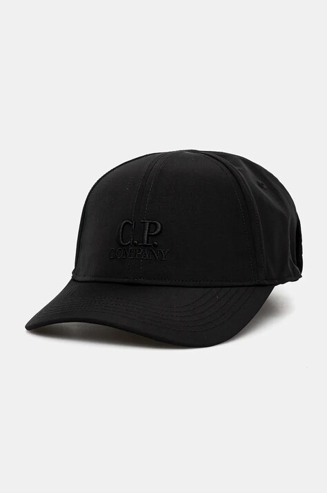 Кепка C.P. Company цвет чёрный с аппликацией 17CMAC146A005904A