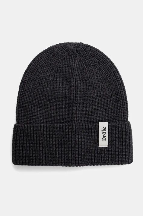 Drôle de Monsieur wool beanie Le Bonnet DrUle gray color E.BN100.WO007.DGR Le Bonnet DrUle