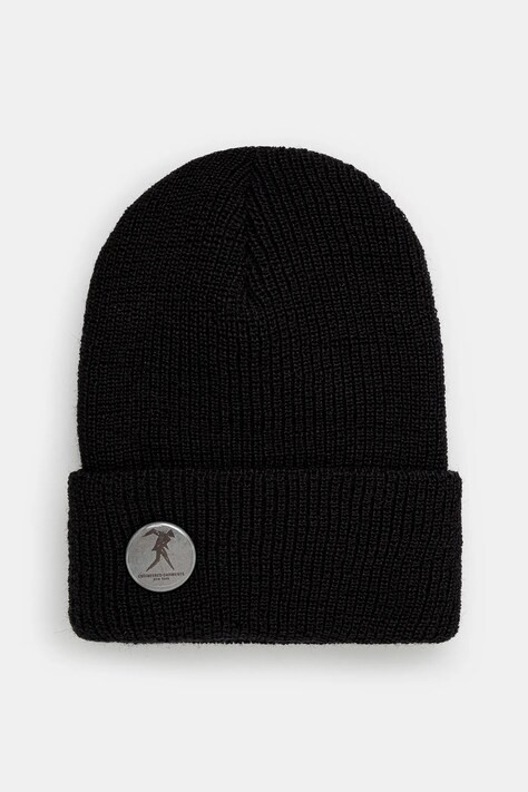 Engineered Garments caciula de lana Wool Watch Cap culoarea negru, de lana, din tricot gros, 24F1H037
