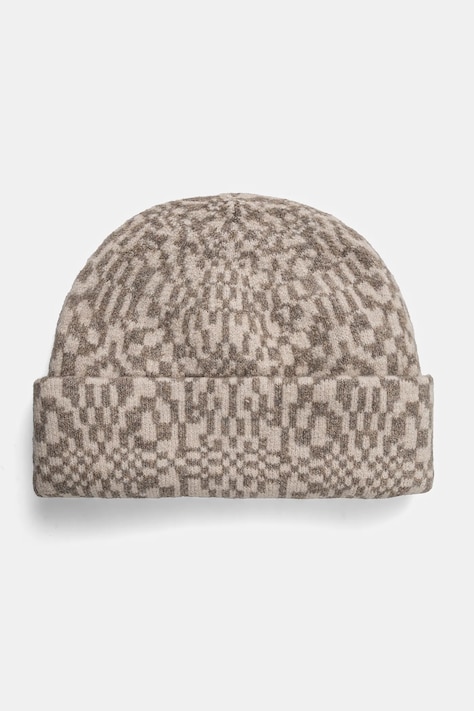 Čiapka Abercrombie & Fitch béžová farba, KI112-4140