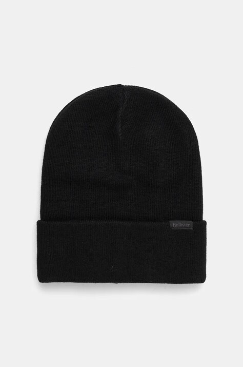 Hollister Co. czapka kolor czarny  KI312-4035