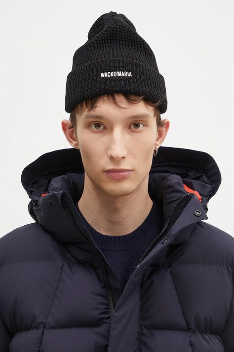 Kapa Wacko Maria Knit Watch Cap boja: crna, 24FW-WMA-CP04