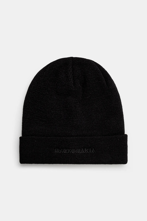 Čepice Wacko Maria Knit Watch Cap černá barva, 24FW-WMA-CP05
