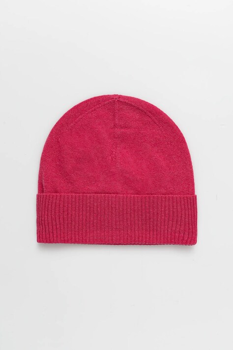 Vlněná čepice United Colors of Benetton růžová barva, 1002DA010