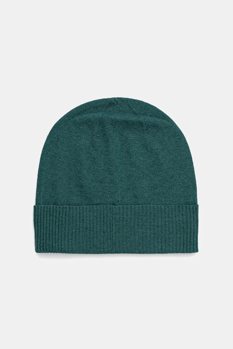 Шерстяная шапка United Colors of Benetton цвет зелёный  1002DA010