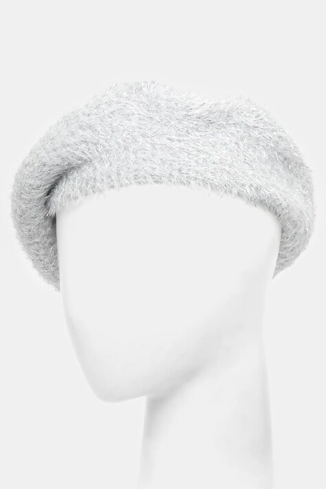 United Colors of Benetton beret kolor srebrny 6FYPDA010