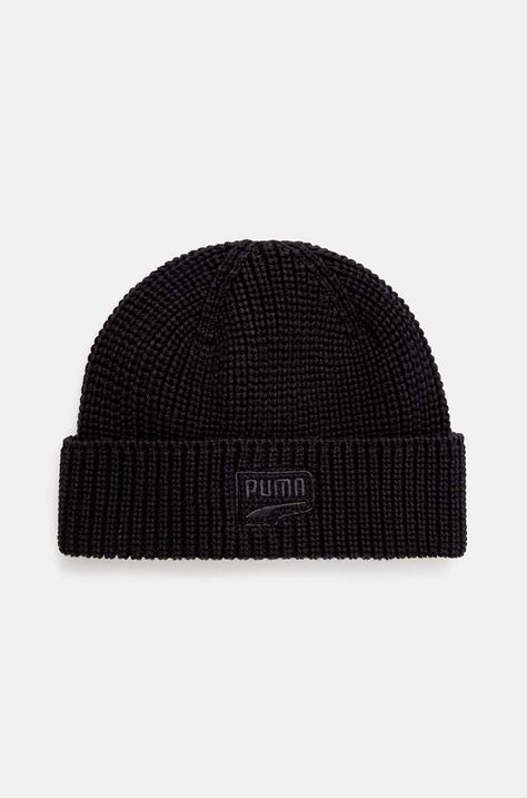 Βαμβακερό καπέλο Puma RE:Collection DT Beanie χρώμα: μαύρο, 025496