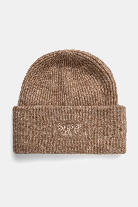 Шапка с вълна Superdry в бежово  Y9010185A-1JL