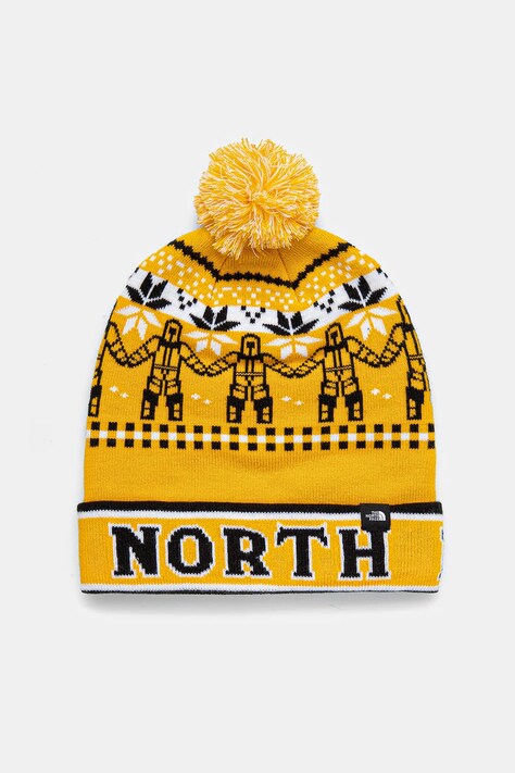 Шапка The North Face Ski Tuke в жълто  NF0A4SIE9IO1