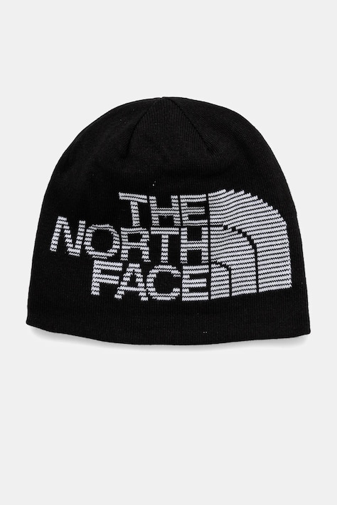 The North Face reversible beanie Reversible Highline black color NF0A7WLAYA71