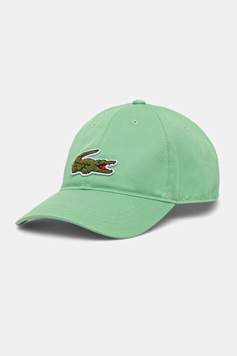 Καπέλο Lacoste χρώμα: πράσινο, RK3186