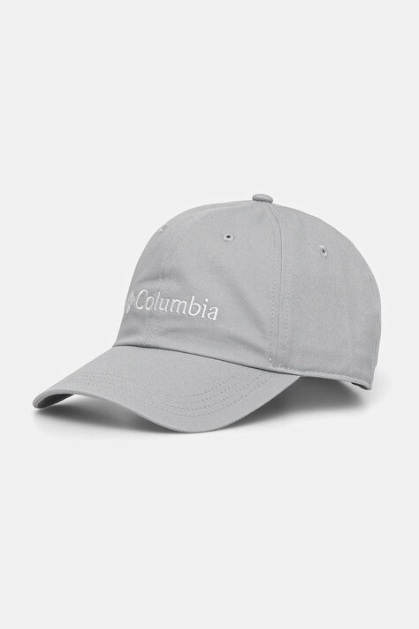 Bavlněná baseballová čepice Columbia Provisions Ball Cap šedá barva, s aplikací, 2096351