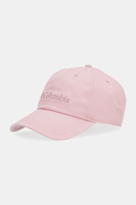 Хлопковая кепка Columbia Provisions Ball Cap цвет розовый с аппликацией 2096351