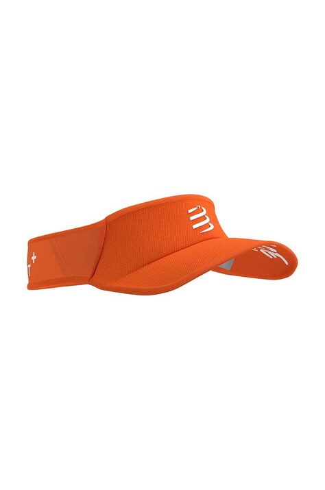 Compressport daszek Visor Ultralight kolor pomarańczowy z nadrukiem XHWU3894