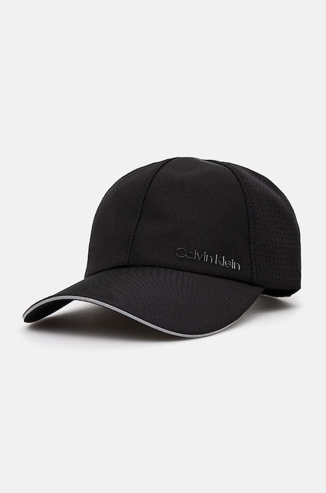 Kšiltovka Calvin Klein Performance černá barva, hladká, 0000PX0326