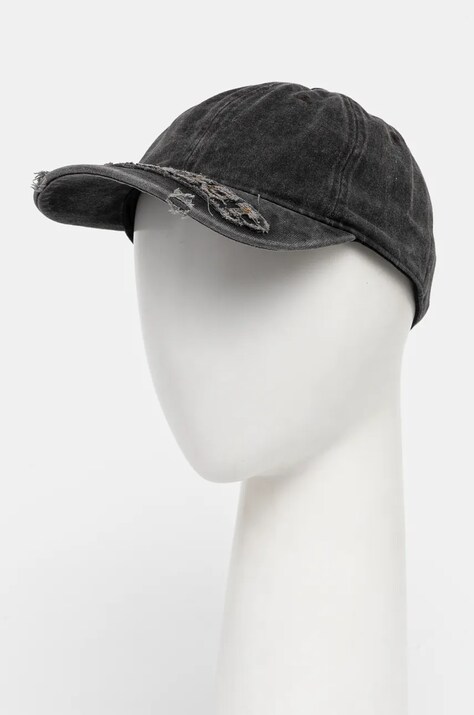 Kšiltovka Y/Project Y/PROJECT BASEBALL CAP šedá barva, s aplikací, 621CA002