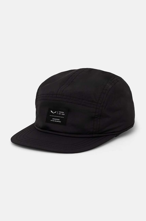 Salewa sapca Sella culoarea negru, neted, 00.0000028771
