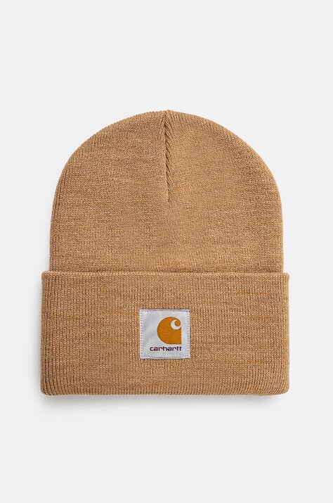Шапка Carhartt WIP Acrylic Watch Hat цвет бежевый  I020175.2ITXX