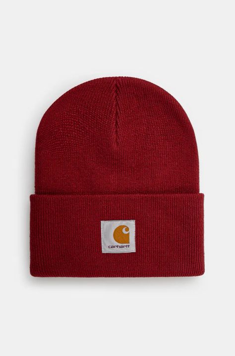 Шапка Carhartt WIP Acrylic Watch Hat цвет бордовый  I020222.H8XX