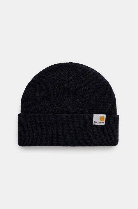 Čiapka Carhartt WIP Stratus Hat Low tmavomodrá farba, I025741.1CXX