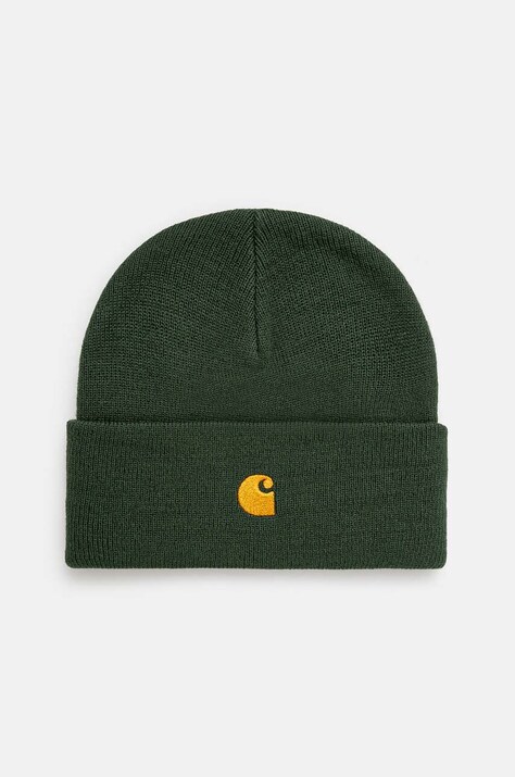 Шапка Carhartt WIP Chase Beanie колір зелений  I026222.2CXXX