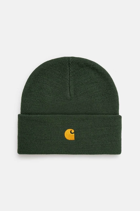 Шапка Carhartt WIP Chase Beanie колір зелений  I026222.2CXXX