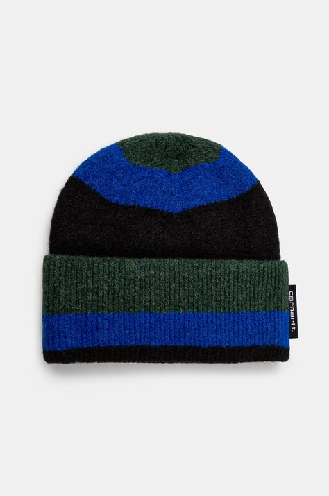 Шапка з домішкою вовни Carhartt WIP Sundling Beanie колір зелений  I033845.2HUXX