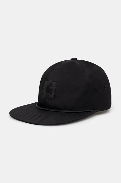 Кепка Carhartt WIP Otley Cap колір чорний з аплікацією I034050.89XX