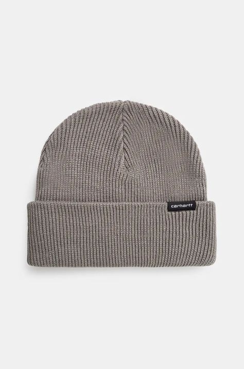 Kapa Carhartt WIP Gordan Beanie boja: siva, I034236.29KXX