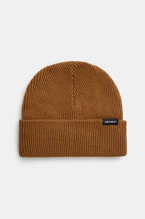 Carhartt WIP czapka Gordan Beanie kolor brązowy  I034236.HZXX