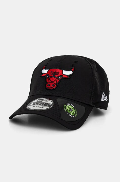 Кепка New Era CHICAGO BULLS колір чорний з аплікацією 60565234