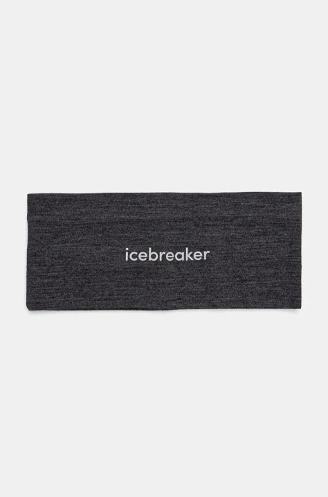 Icebreaker fascia per capelli Merino 200 Oasis colore grigio IB0A56SG0111