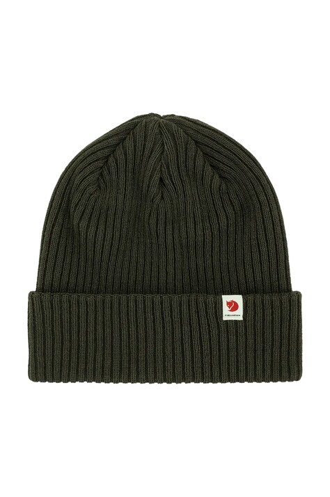 Шапка Fjallraven Rib Hat цвет зелёный F13100184.662