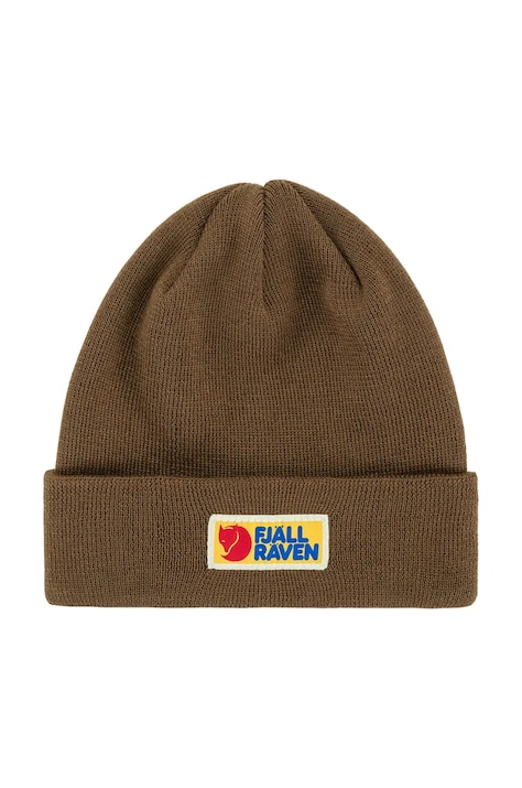 Шапка Fjallraven Vardag Classic Beanie колір бежевий F78141.299