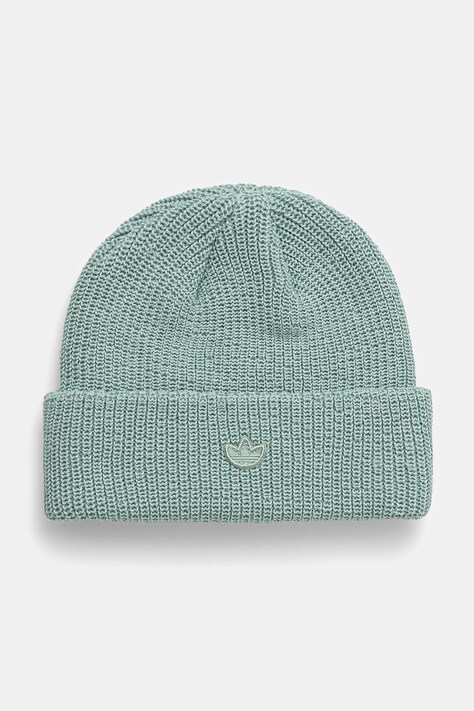 adidas Originals caciula culoarea turcoaz, din tricot gros, IY4642