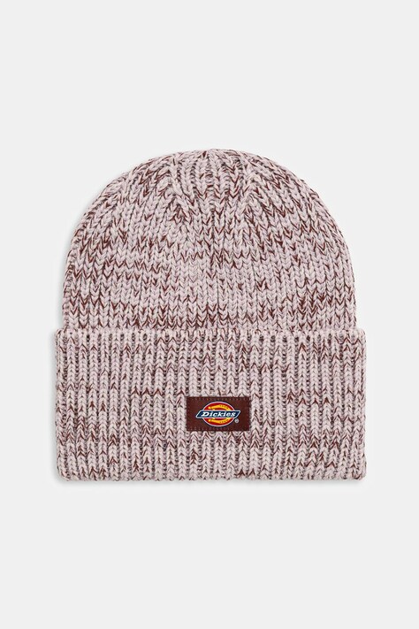 Dickies czapka Lewistown Beanie kolor różowy z grubej dzianiny DK0A4Z3J