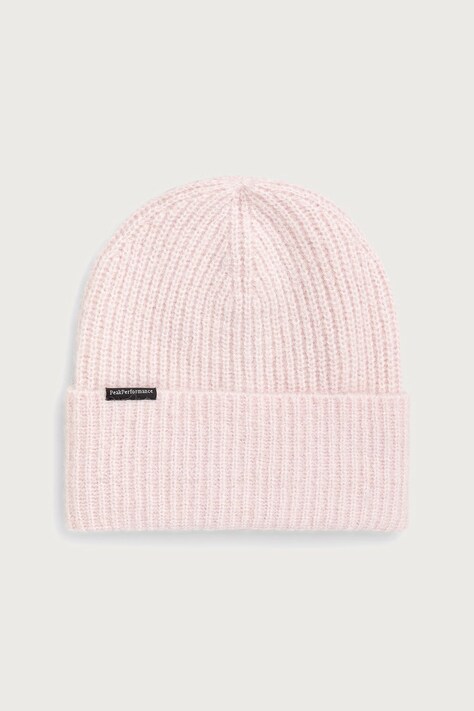 Peak Performance Czapka beanie z wełną Woolblend Hat różowa G80628