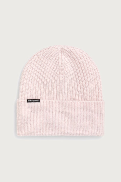 Peak Performance Czapka beanie z wełną Woolblend Hat różowa G80628