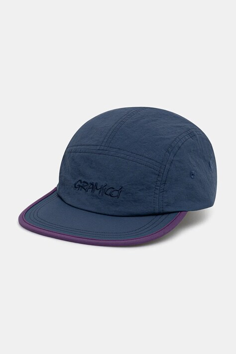 Gramicci baseball cap Nylon Gramicci Cap black color with an application G4FA.072