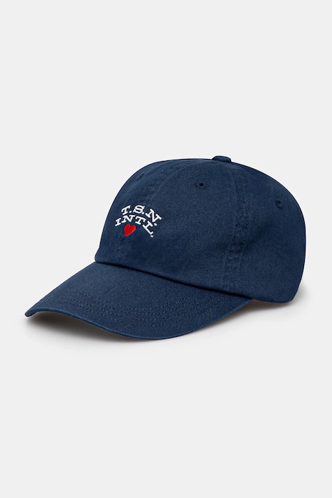 Bavlněná baseballová čepice thisisneverthat Heart Cap tmavomodrá barva, s potiskem, TN243WHWBC08
