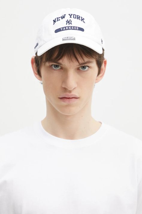 Sporty & Rich cotton baseball cap League white color with an application AC060505636WH01