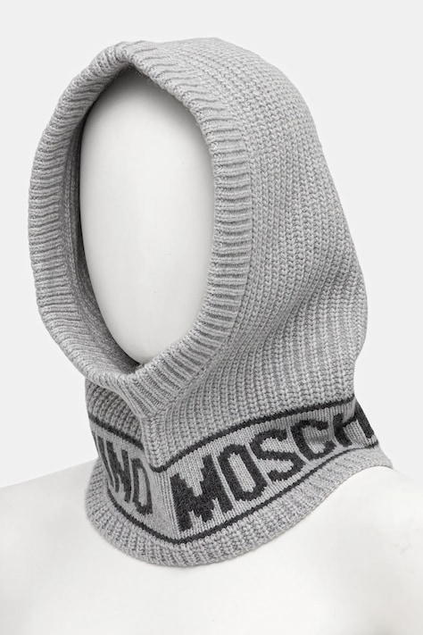 Moschino kominiarka wełniana kolor szary M3136 65414