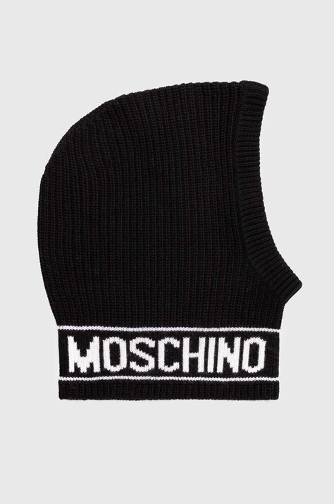 Vunena balaklava Moschino boja: crna, M3136 65414