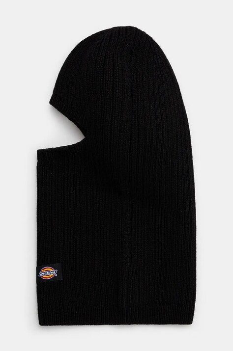 Μπαλακλάβα με μείγμα μαλλιού Dickies RIB χρώμα: μαύρο, DK0A4Z32